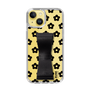 Slim Protection Case - STAND & RING RIBBON Black［ Rune Naito - RUNE Flower - Black ］