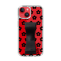Slim Protection Case - STAND & RING RIBBON Black［ Rune Naito - RUNE Flower - Black ］