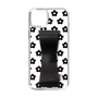 Slim Protection Case - STAND & RING RIBBON Black［ Rune Naito - RUNE Flower - Black ］