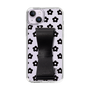 Slim Protection Case - STAND & RING RIBBON Black［ Rune Naito - RUNE Flower - Black ］