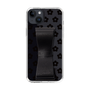 Slim Protection Case - STAND & RING RIBBON Black［ Rune Naito - RUNE Flower - Black ］