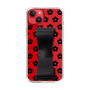 Slim Protection Case - STAND & RING RIBBON Black［ Rune Naito - RUNE Flower - Black ］
