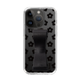 Slim Protection Case - STAND & RING RIBBON Black［ Rune Naito - RUNE Flower - Black ］