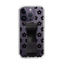 Slim Protection Case - STAND & RING RIBBON Black［ Rune Naito - RUNE Flower - Black ］