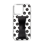 Slim Protection Case - STAND & RING RIBBON Black［ Rune Naito - RUNE Flower - Black ］