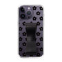Slim Protection Case - STAND & RING RIBBON Black［ Rune Naito - RUNE Flower - Black ］