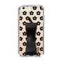 Slim Protection Case - STAND & RING RIBBON Black［ Rune Naito - RUNE Flower - Black ］