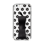 Slim Protection Case - STAND & RING RIBBON Black［ Rune Naito - RUNE Flower - Black ］