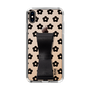 Slim Protection Case - STAND & RING RIBBON Black［ Rune Naito - RUNE Flower - Black ］
