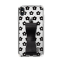 Slim Protection Case - STAND & RING RIBBON Black［ Rune Naito - RUNE Flower - Black ］