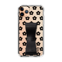 Slim Protection Case - STAND & RING RIBBON Black［ Rune Naito - RUNE Flower - Black ］