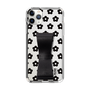 Slim Protection Case - STAND & RING RIBBON Black［ Rune Naito - RUNE Flower - Black ］