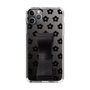 Slim Protection Case - STAND & RING RIBBON Black［ Rune Naito - RUNE Flower - Black ］