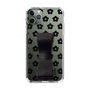Slim Protection Case - STAND & RING RIBBON Black［ Rune Naito - RUNE Flower - Black ］