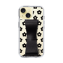 Slim Protection Case - STAND & RING RIBBON Black［ Rune Naito - RUNE Flower - Black ］