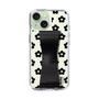 Slim Protection Case - STAND & RING RIBBON Black［ Rune Naito - RUNE Flower - Black ］