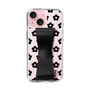 Slim Protection Case - STAND & RING RIBBON Black［ Rune Naito - RUNE Flower - Black ］