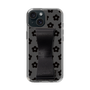 Slim Protection Case - STAND & RING RIBBON Black［ Rune Naito - RUNE Flower - Black ］