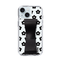 Slim Protection Case - STAND & RING RIBBON Black［ Rune Naito - RUNE Flower - Black ］