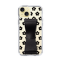 Slim Protection Case - STAND & RING RIBBON Black［ Rune Naito - RUNE Flower - Black ］