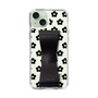 Slim Protection Case - STAND & RING RIBBON Black［ Rune Naito - RUNE Flower - Black ］