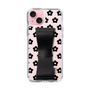 Slim Protection Case - STAND & RING RIBBON Black［ Rune Naito - RUNE Flower - Black ］