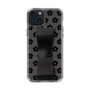 Slim Protection Case - STAND & RING RIBBON Black［ Rune Naito - RUNE Flower - Black ］