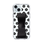 Slim Protection Case - STAND & RING RIBBON Black［ Rune Naito - RUNE Flower - Black ］
