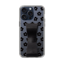 Slim Protection Case - STAND & RING RIBBON Black［ Rune Naito - RUNE Flower - Black ］