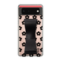 Slim Protection Case - STAND & RING RIBBON Black［ Rune Naito - RUNE Flower - Black ］