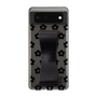 Slim Protection Case - STAND & RING RIBBON Black［ Rune Naito - RUNE Flower - Black ］