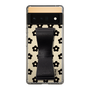 Slim Protection Case - STAND & RING RIBBON Black［ Rune Naito - RUNE Flower - Black ］