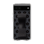 Slim Protection Case - STAND & RING RIBBON Black［ Rune Naito - RUNE Flower - Black ］