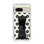 Slim Protection Case - STAND & RING RIBBON Black［ Rune Naito - RUNE Flower - Black ］