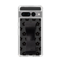 Slim Protection Case - STAND & RING RIBBON Black［ Rune Naito - RUNE Flower - Black ］
