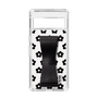 Slim Protection Case - STAND & RING RIBBON Black［ Rune Naito - RUNE Flower - Black ］