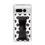 Slim Protection Case - STAND & RING RIBBON Black［ Rune Naito - RUNE Flower - Black ］