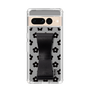 Slim Protection Case - STAND & RING RIBBON Black［ Rune Naito - RUNE Flower - Black ］