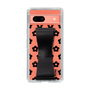 Slim Protection Case - STAND & RING RIBBON Black［ Rune Naito - RUNE Flower - Black ］