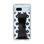 Slim Protection Case - STAND & RING RIBBON Black［ Rune Naito - RUNE Flower - Black ］