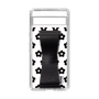 Slim Protection Case - STAND & RING RIBBON Black［ Rune Naito - RUNE Flower - Black ］