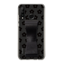 Slim Protection Case - STAND & RING RIBBON Black［ Rune Naito - RUNE Flower - Black ］
