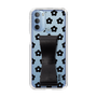 Slim Protection Case - STAND & RING RIBBON Black［ Rune Naito - RUNE Flower - Black ］