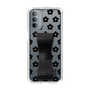 Slim Protection Case - STAND & RING RIBBON Black［ Rune Naito - RUNE Flower - Black ］