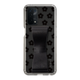 Slim Protection Case - STAND & RING RIBBON Black［ Rune Naito - RUNE Flower - Black ］