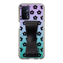Slim Protection Case - STAND & RING RIBBON Black［ Rune Naito - RUNE Flower - Black ］