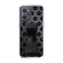 Slim Protection Case - STAND & RING RIBBON Black［ Rune Naito - RUNE Flower - Black ］