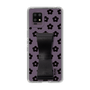 Slim Protection Case - STAND & RING RIBBON Black［ Rune Naito - RUNE Flower - Black ］