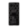 Slim Protection Case - STAND & RING RIBBON Black［ Rune Naito - RUNE Flower - Black ］