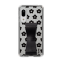Slim Protection Case - STAND & RING RIBBON Black［ Rune Naito - RUNE Flower - Black ］